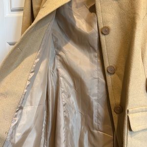 Lined Wool Coat - midi